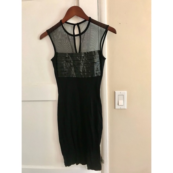 Diesel Dress with Mesh and Leather Bodice - Picture 9 of 16